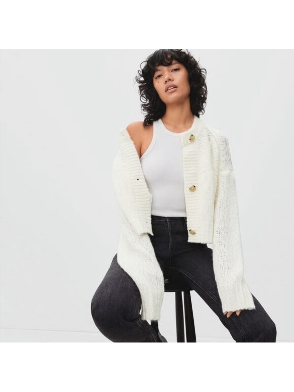Everlane alpaca knit sweater